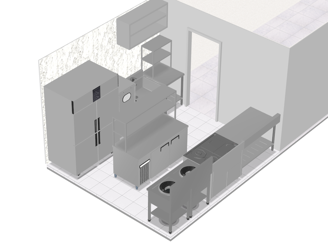 2차 3D 화이트 모델