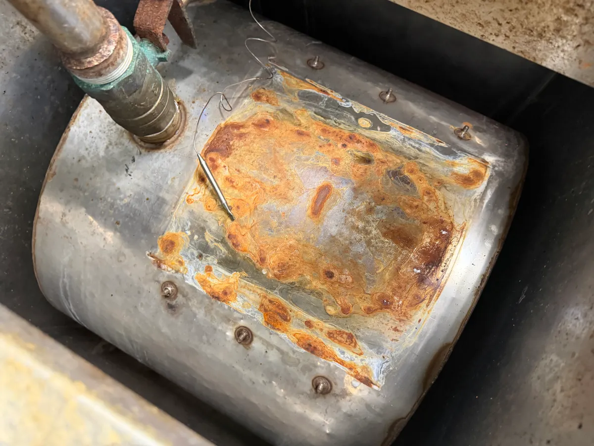 대기업 사업장 구내식당 국보온카 히터 교체, 고정 브라켓 용접 4번째 사진
