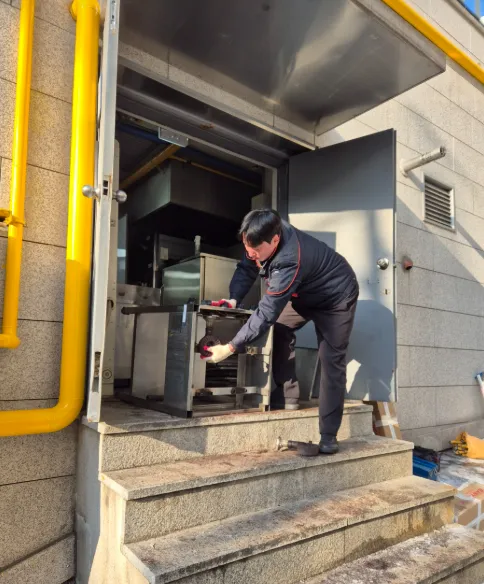 [서울 서대문] 경기대 실습실 대형주방 업소용 가스렌지 교체시공 — 005
