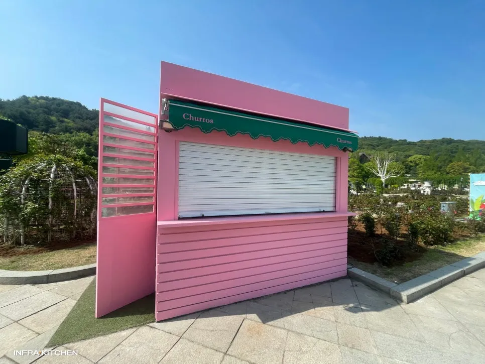 에버랜드 야외 푸드부스 스텐 렌지후드 및 방열판 맞춤 시공 2번째 사진