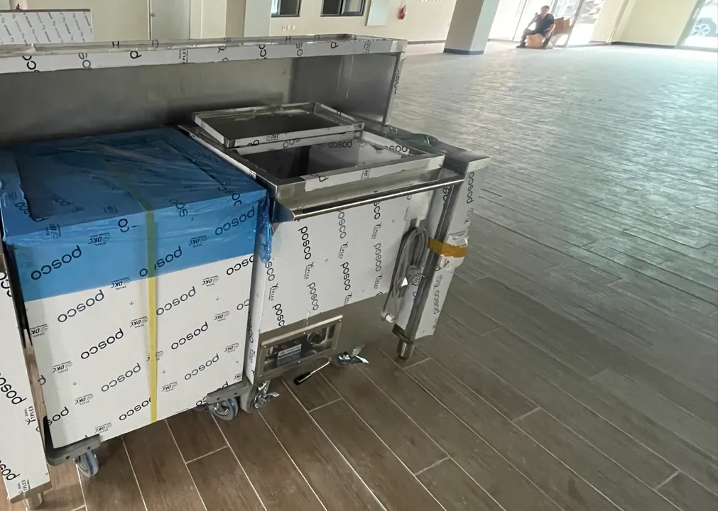 [용인] 기숙사 구내식당 자율배식라인 제작 — 023